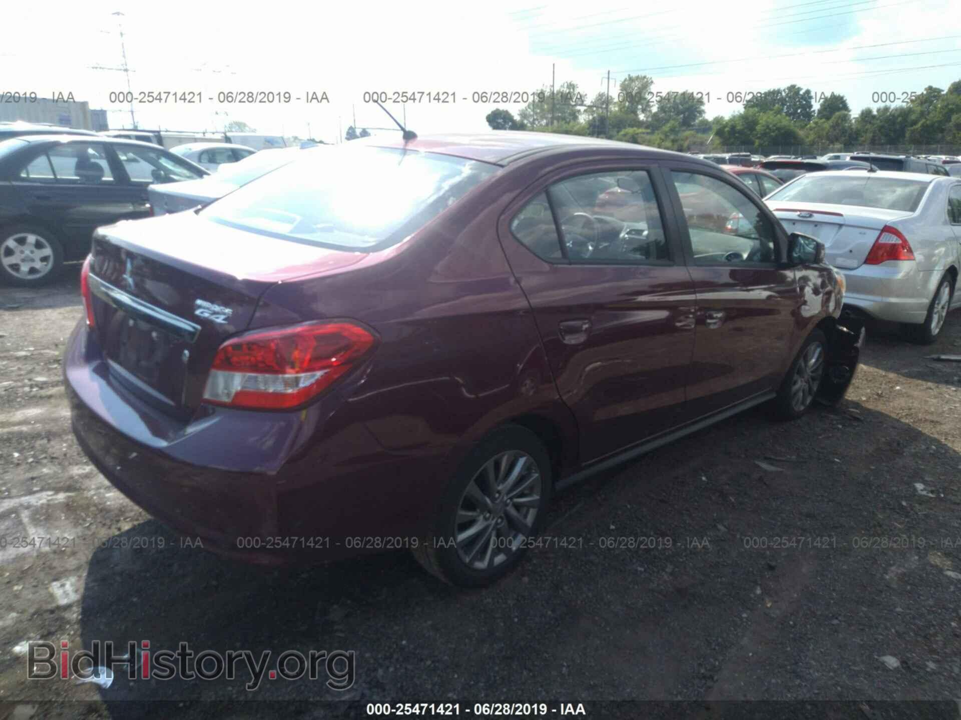 2019 MITSUBISHI MIRAGE - VIN: ML32F3FJ9KHF08325 - Фото 4