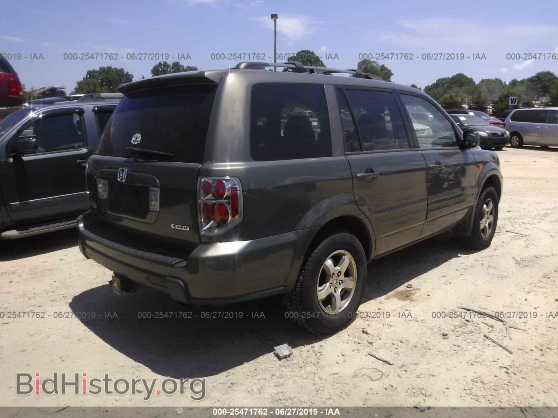 2006 HONDA PILOT - VIN: 2HKYF18676H512172 - Фото 4