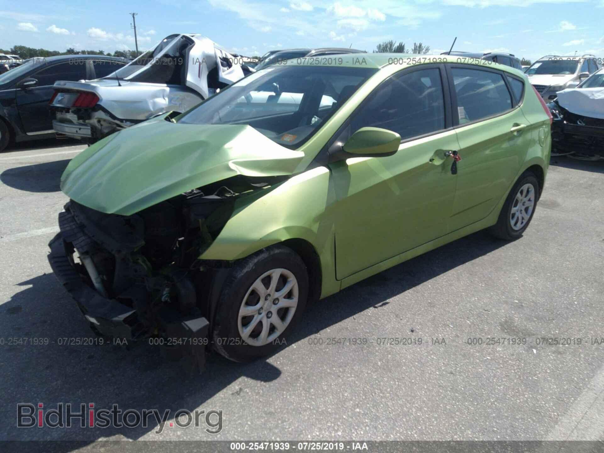2013 HYUNDAI ACCENT - VIN: KMHCT5AE1DU080026 - Фото 2