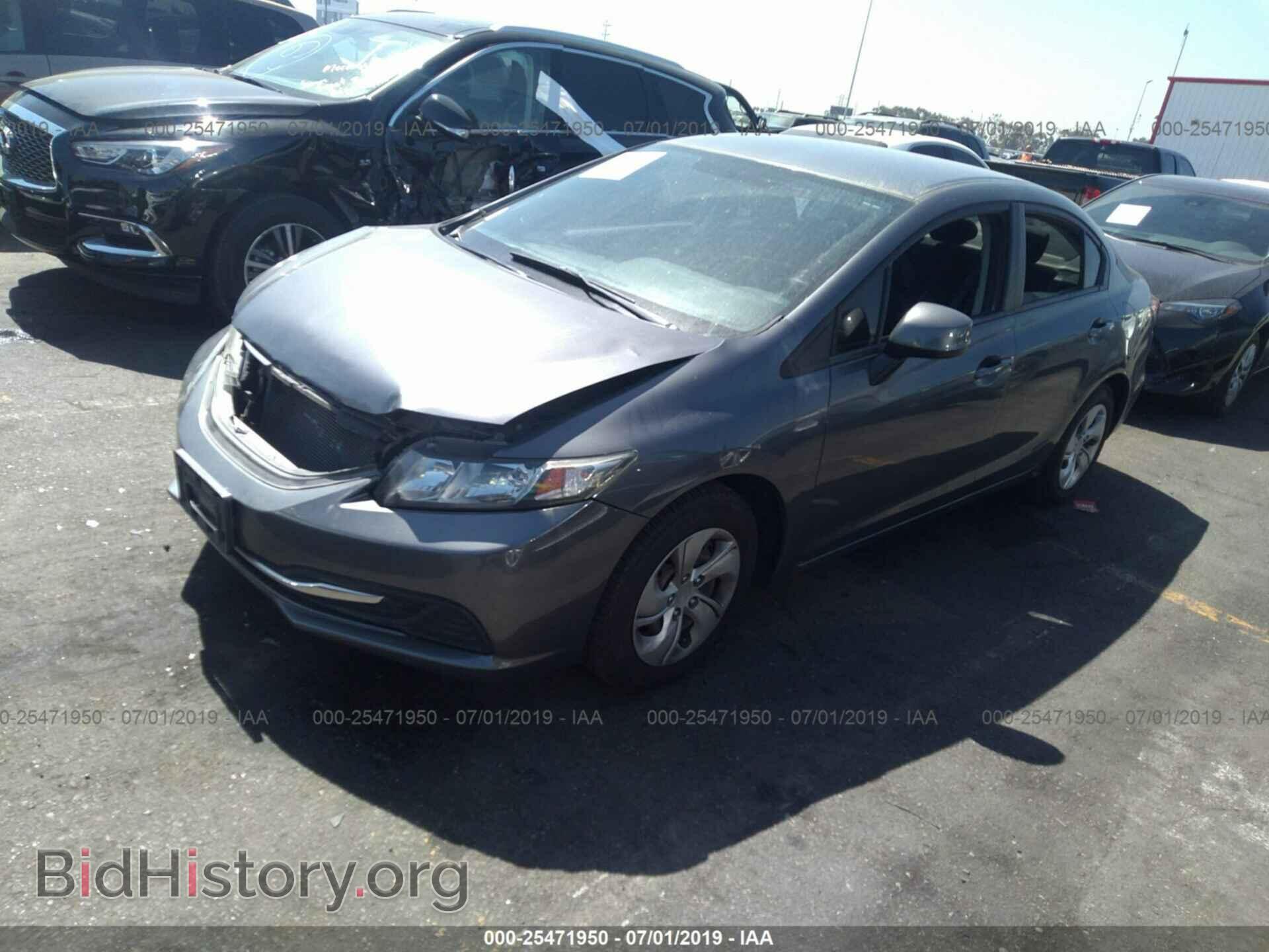 2013 HONDA CIVIC - VIN: 19XFB2F52DE222832 - Фото 2