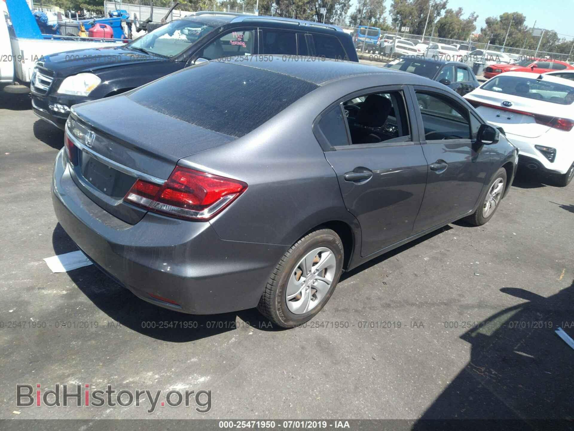 2013 HONDA CIVIC - VIN: 19XFB2F52DE222832 - Фото 4