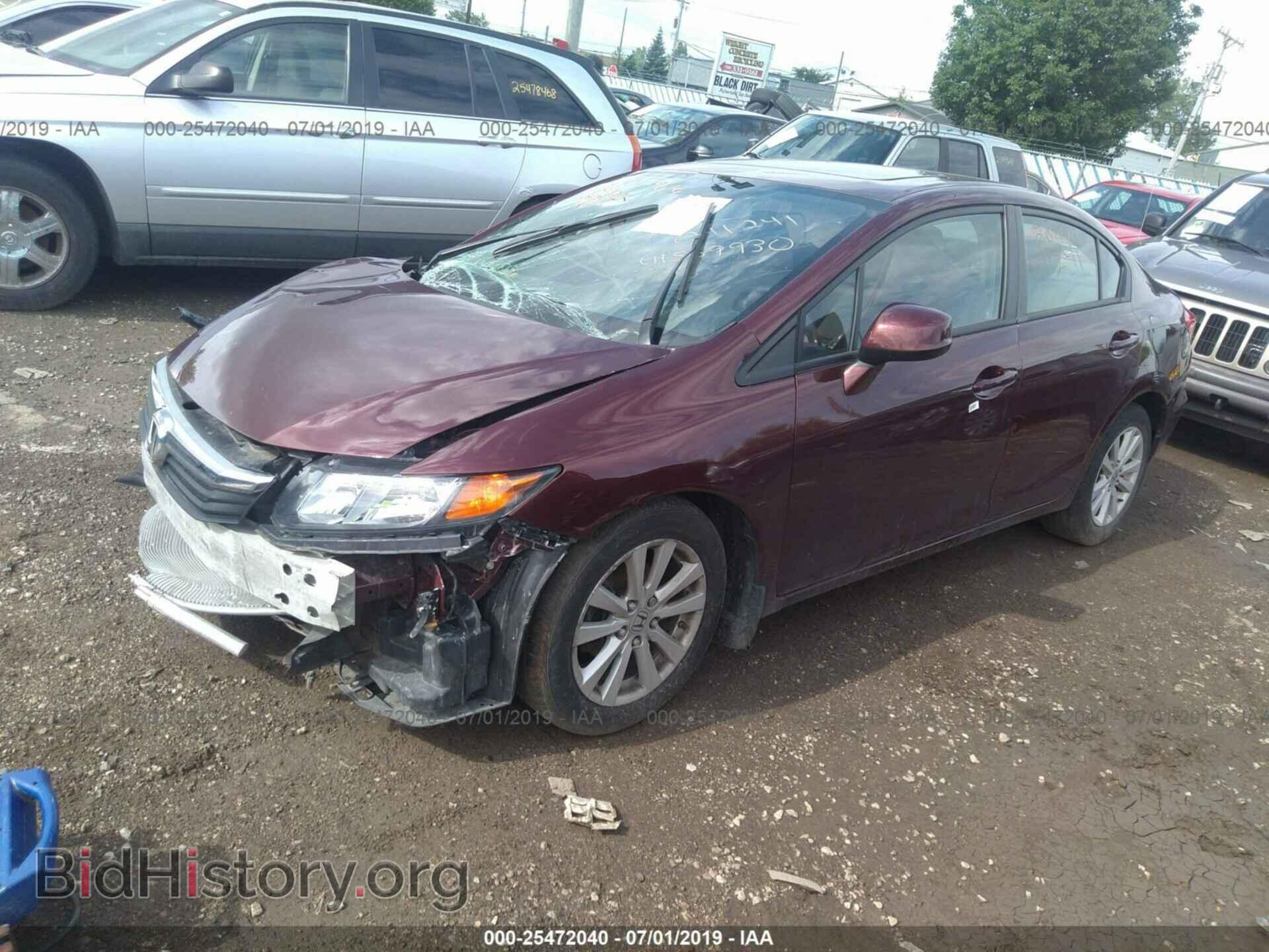 2012 HONDA CIVIC - VIN: 2HGFB2F87CH569930 - Photo 2