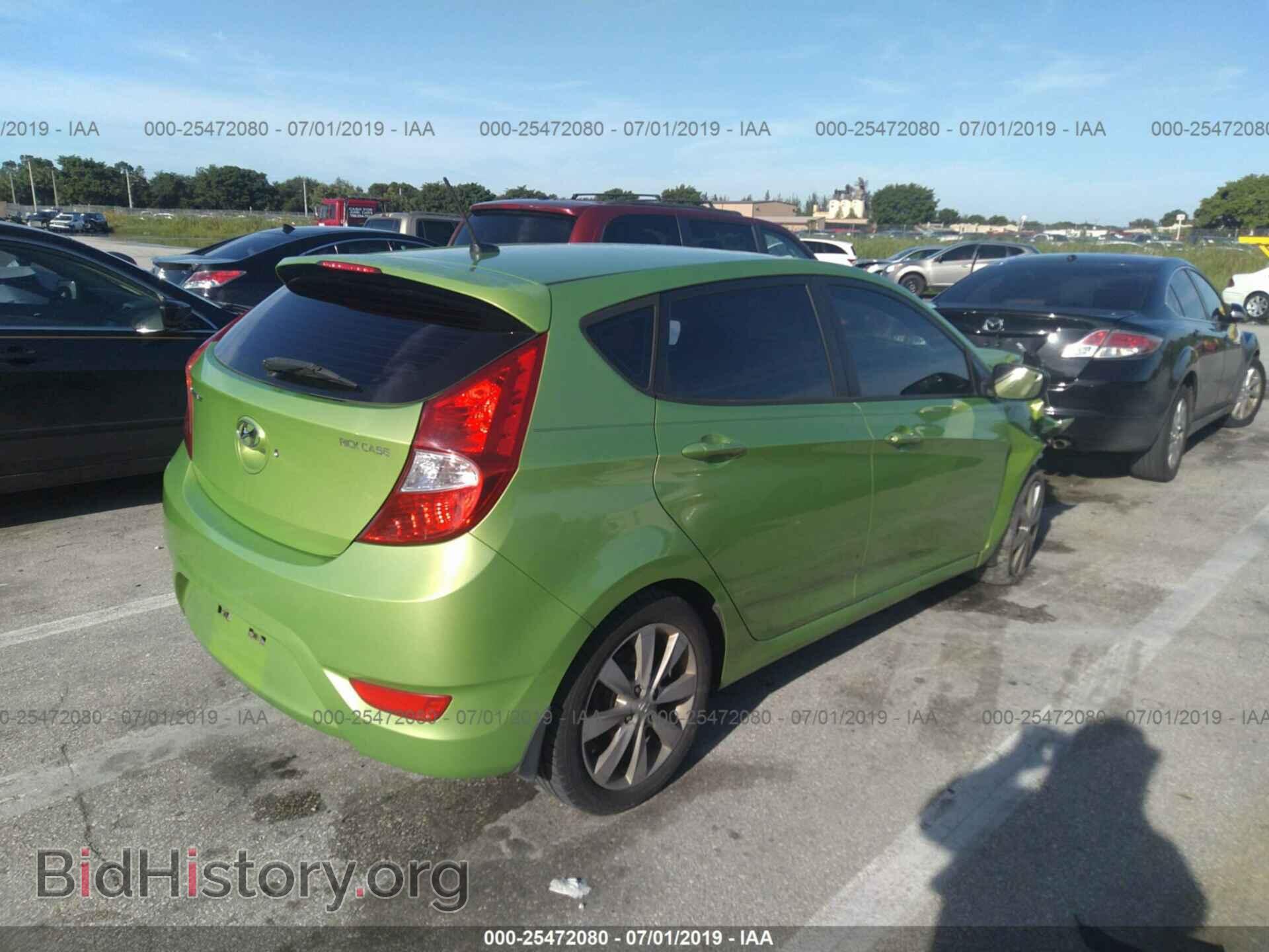 2014 HYUNDAI ACCENT - VIN: KMHCU5AE0EU173909 - Фото 4