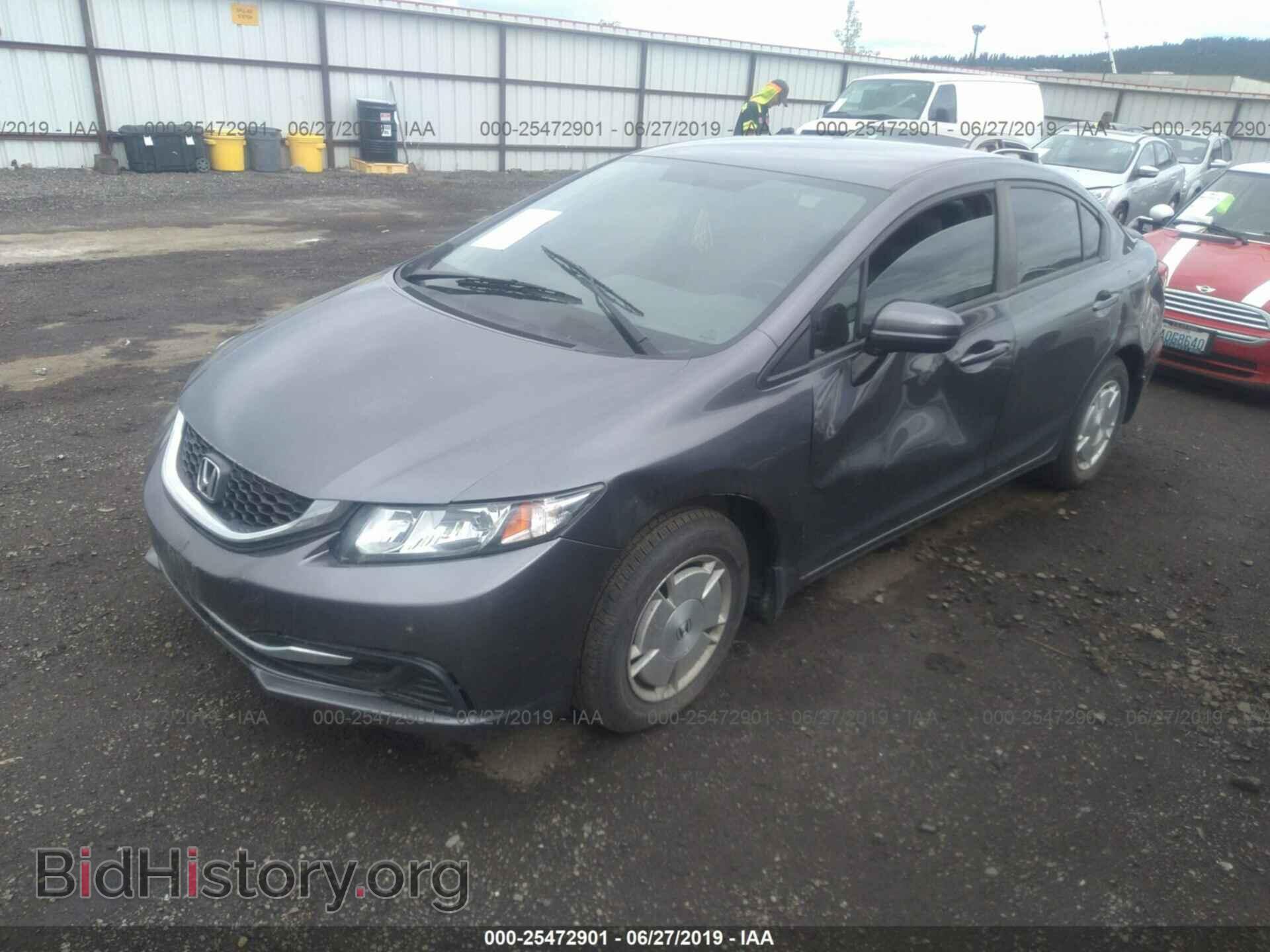 2014 HONDA CIVIC - VIN: 2HGFB2F65EH523952 - Фото 2
