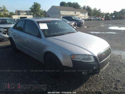 2007 Audi A4 2.0T Quattro, silver — VIN WAUDF78E67A251325, IAAI