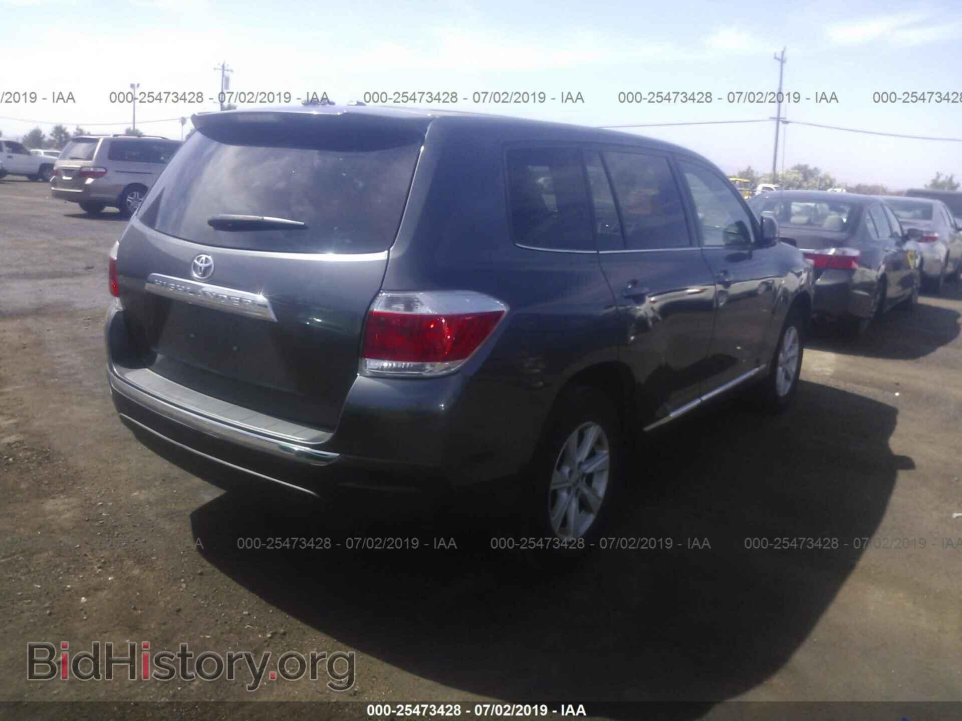2012 TOYOTA HIGHLANDER - VIN: 5TDZA3EH7CS019618 - Фото 4