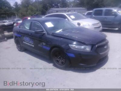 2017 Ford TAURUS Police Interceptor, черный — VIN 1FAHP2L86HG130966, IAAI