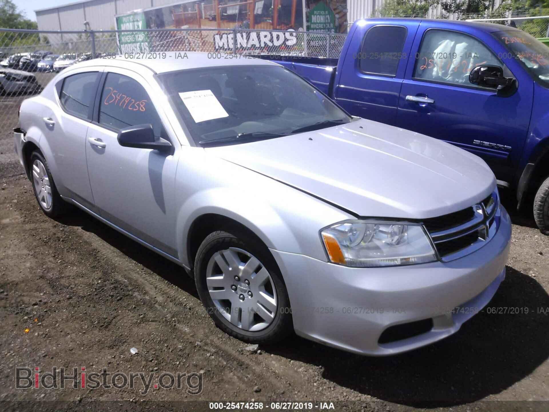 Фотография 1C3CDZAB3CN102443 - DODGE AVENGER 2012
