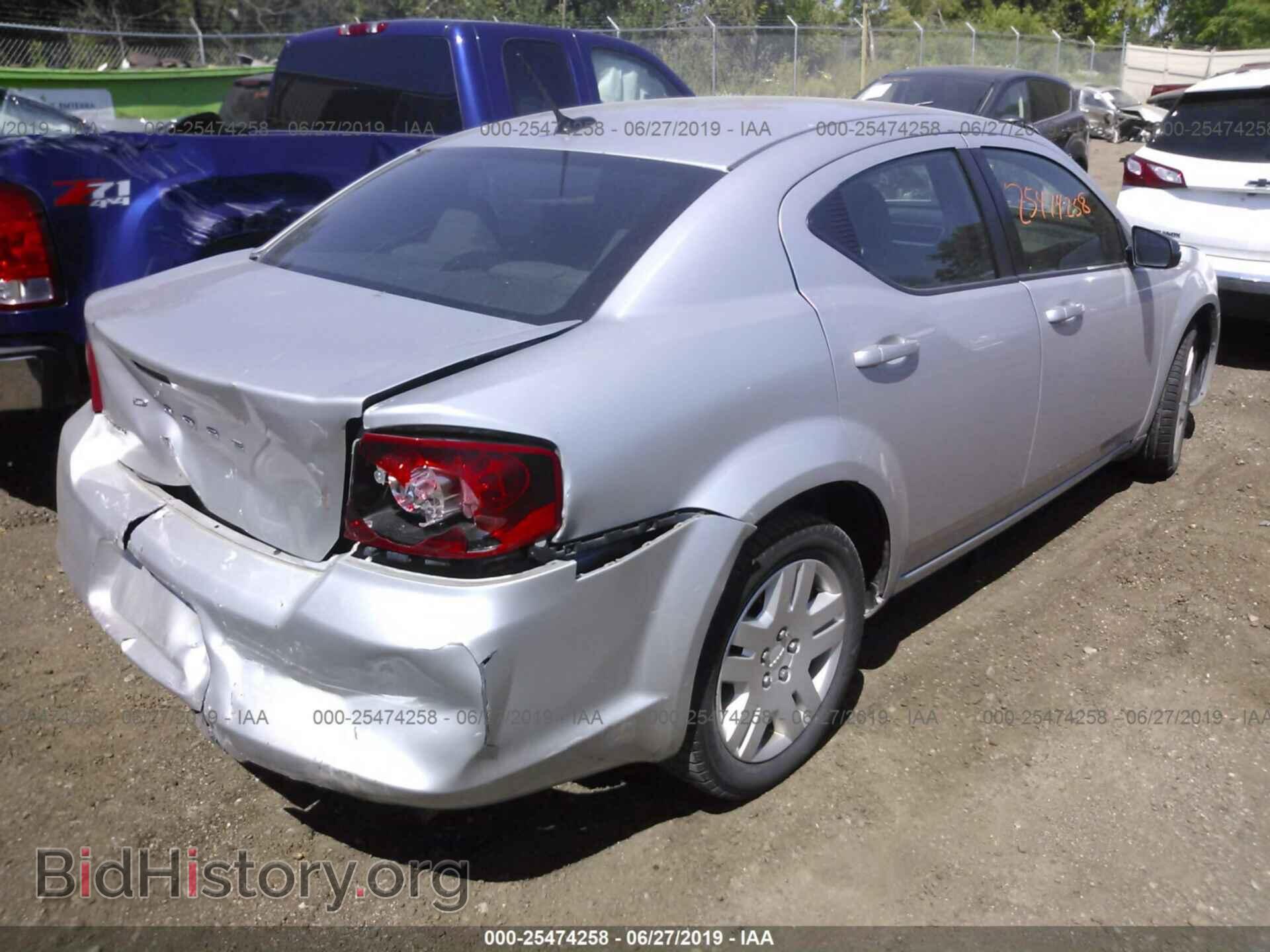 2012 DODGE AVENGER - VIN: 1C3CDZAB3CN102443 - Фото 4