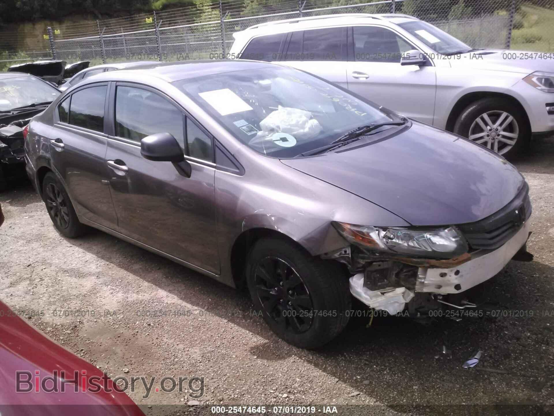 Фотография 19XFB2F5XCE013059 - HONDA CIVIC 2012