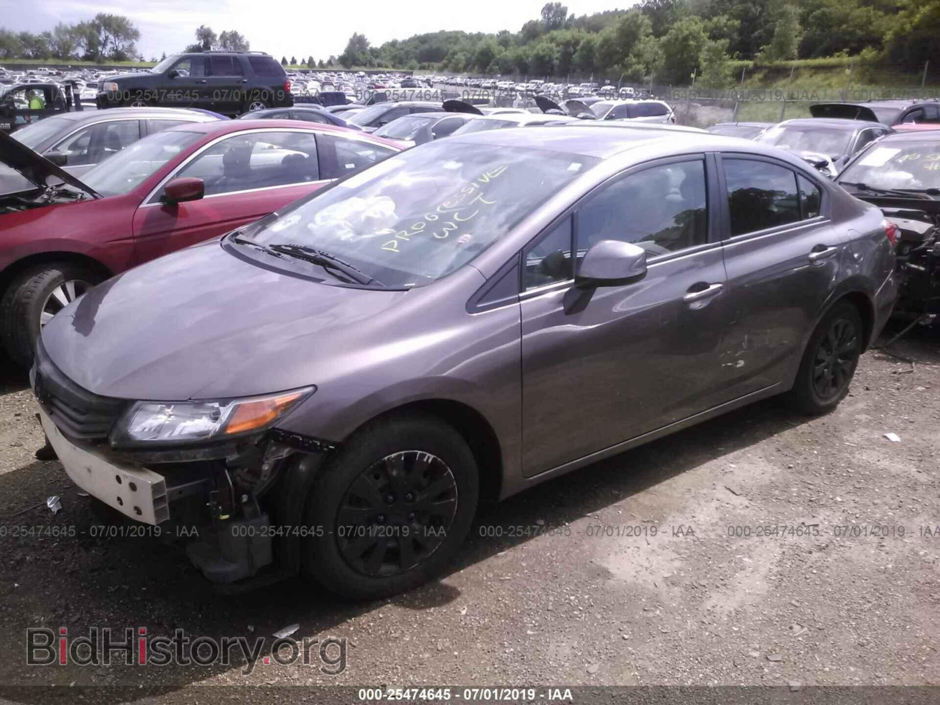 2012 HONDA CIVIC - VIN: 19XFB2F5XCE013059 - Фото 2