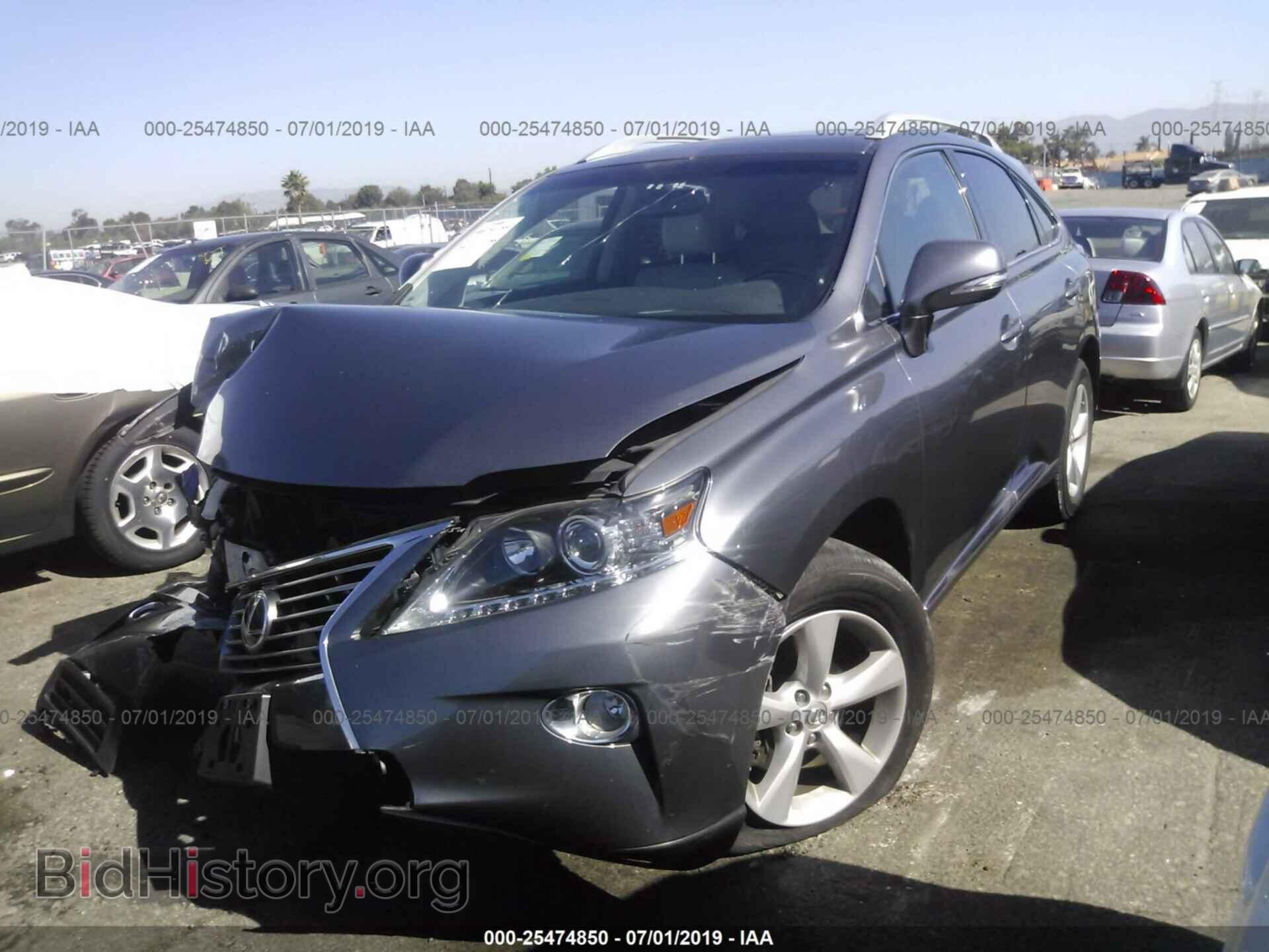 2013 LEXUS RX - VIN: 2T2BK1BA4DC182338 - Фото 2