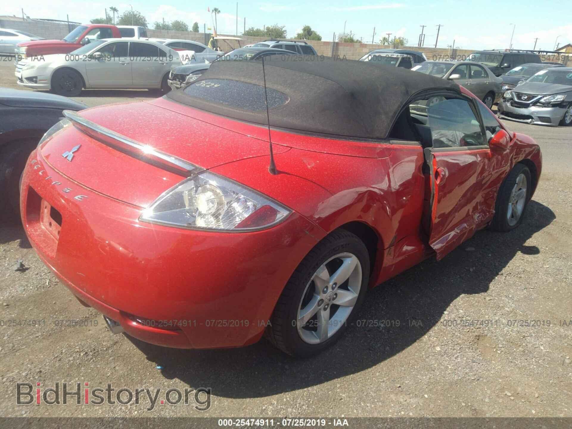 2007 MITSUBISHI ECLIPSE - VIN: 4A3AL25F67E043059 - Фото 4