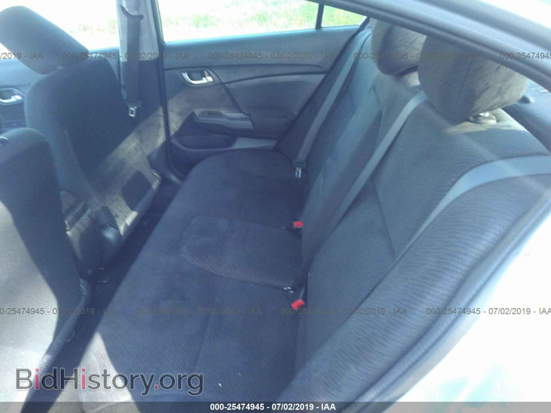 2013 HONDA CIVIC - VIN: 19XFB2F56DE216970 - Фото 8