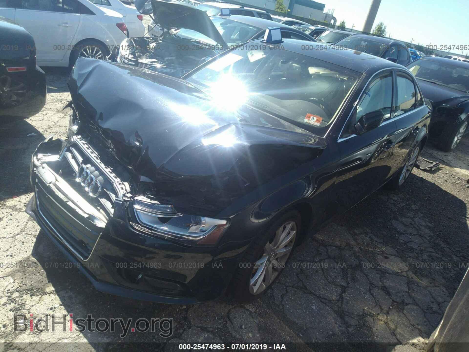 2013 AUDI A4 - VIN: WAUFFAFL0DN028080 - Фото 2
