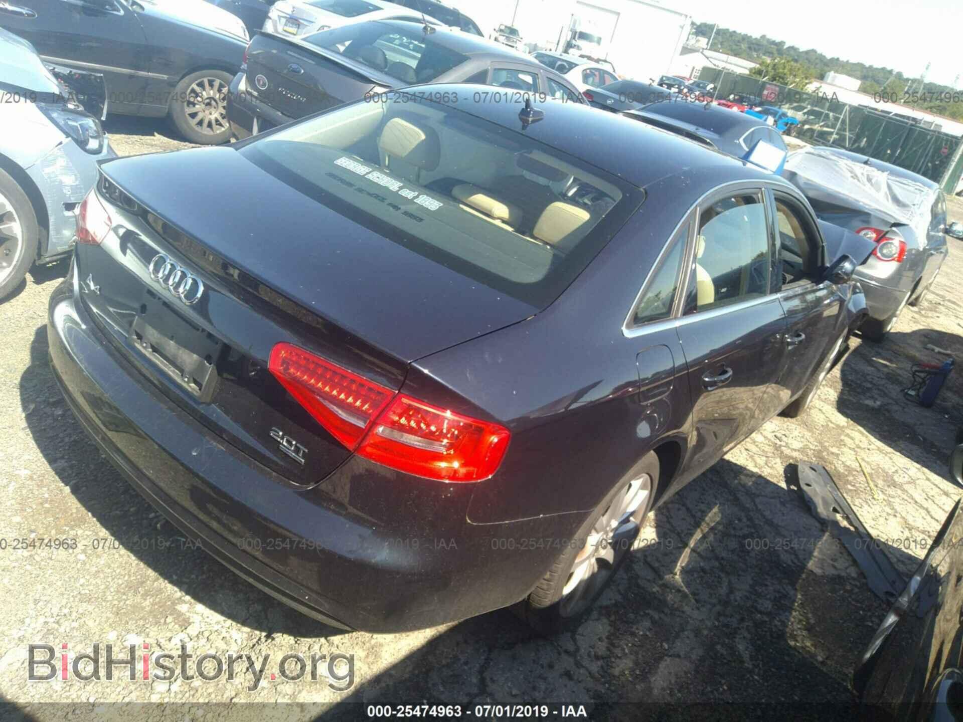 2013 AUDI A4 - VIN: WAUFFAFL0DN028080 - Фото 4