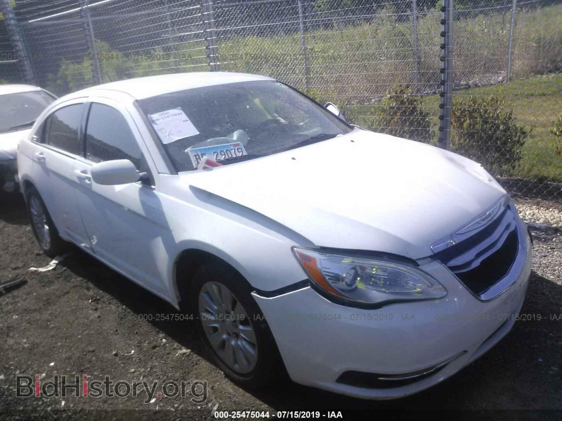 Фотография 1C3CCBAB5CN158216 - CHRYSLER 200 2012