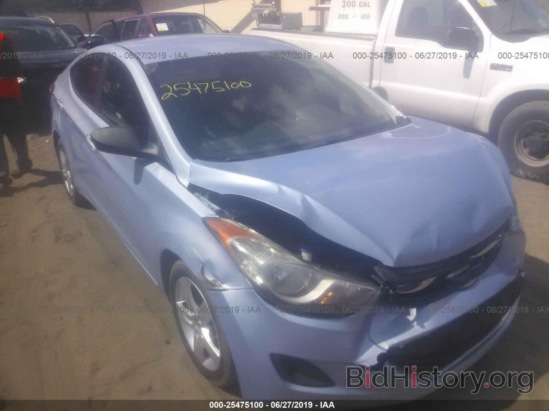 Photo KMHDH4AE3BU147481 - HYUNDAI ELANTRA 2011