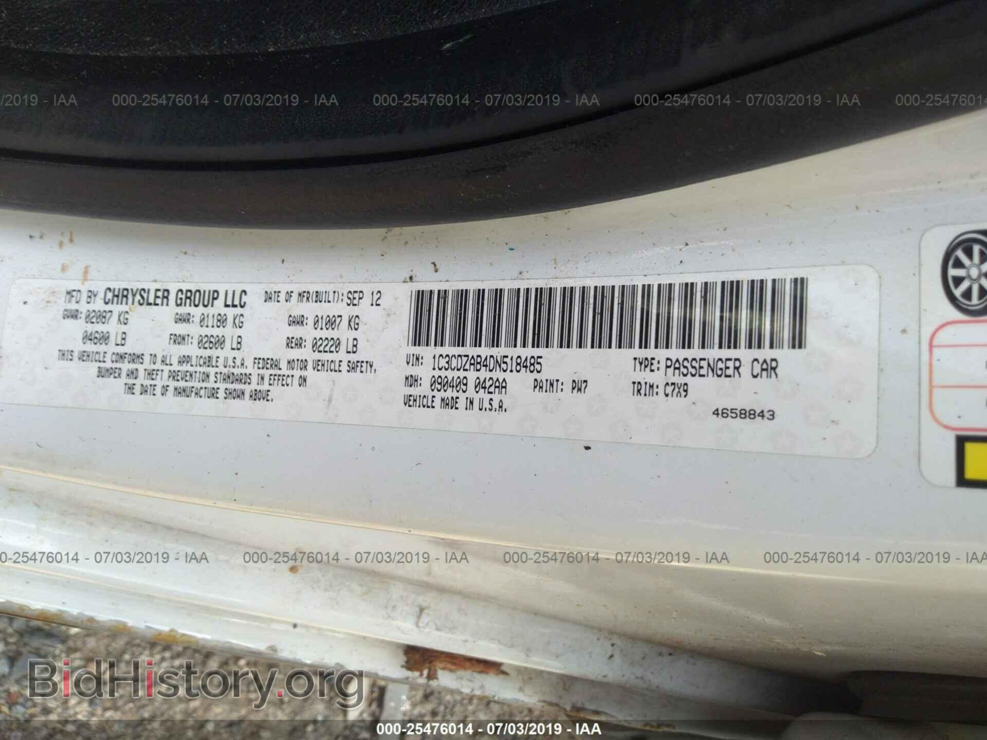 2013 DODGE AVENGER - VIN: 1C3CDZAB4DN518485 - Photo 9