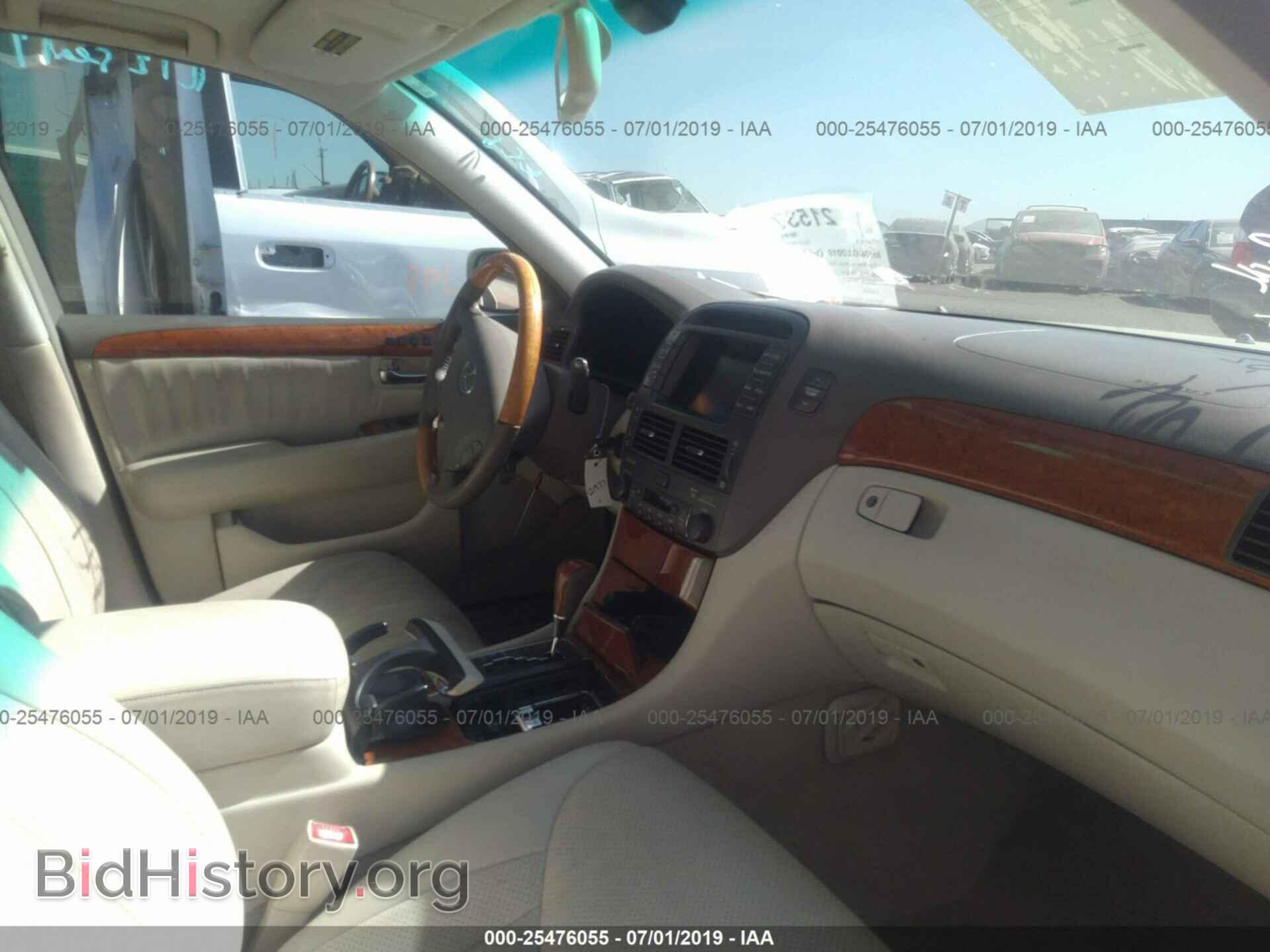 2003 LEXUS LS - VIN: JTHBN30F630113972 - Фото 5