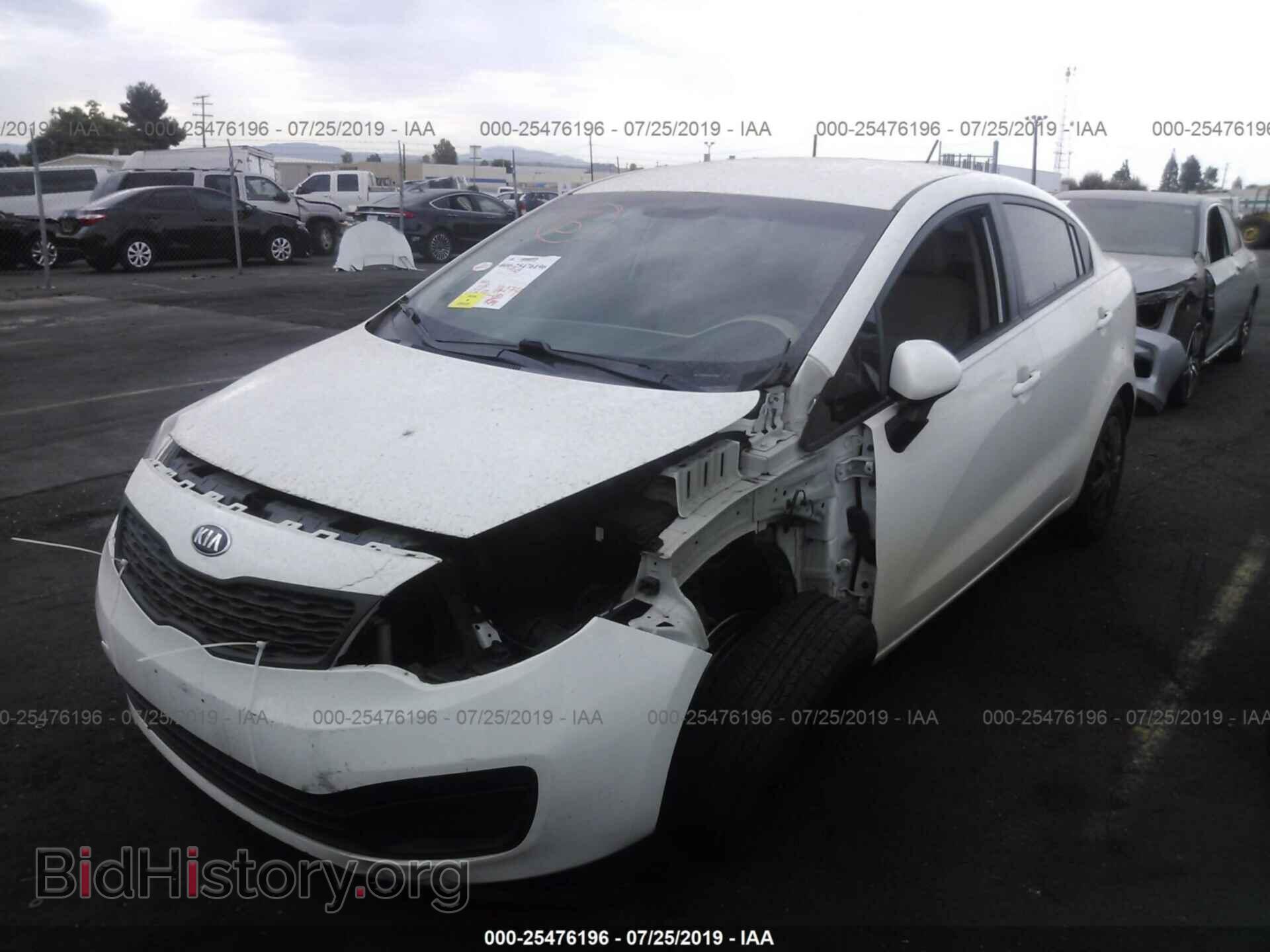 2013 KIA RIO - VIN: KNADM4A32D6279005 - Фото 2
