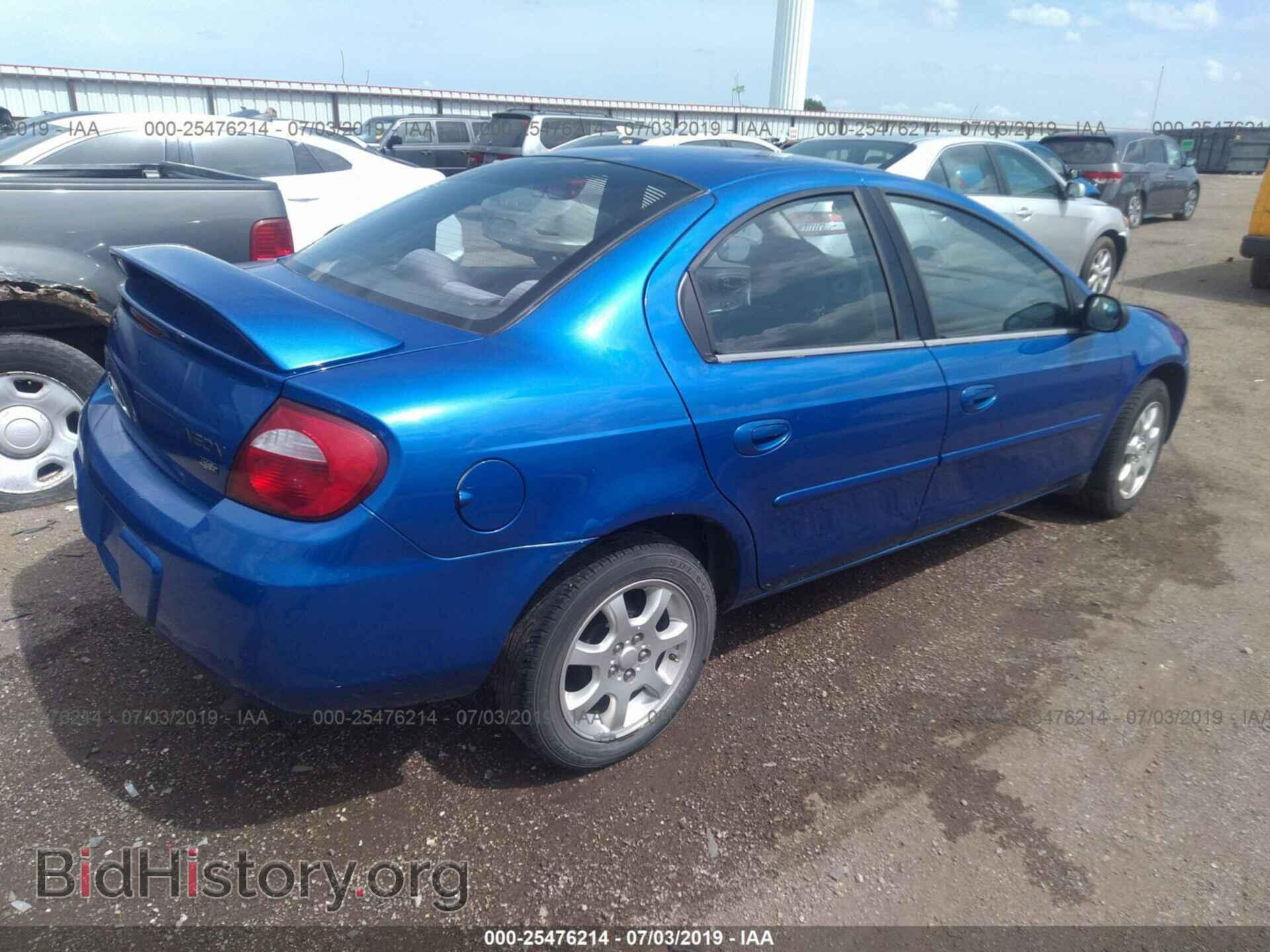2005 DODGE NEON - VIN: 1B3ES56C35D268704 - Фото 4