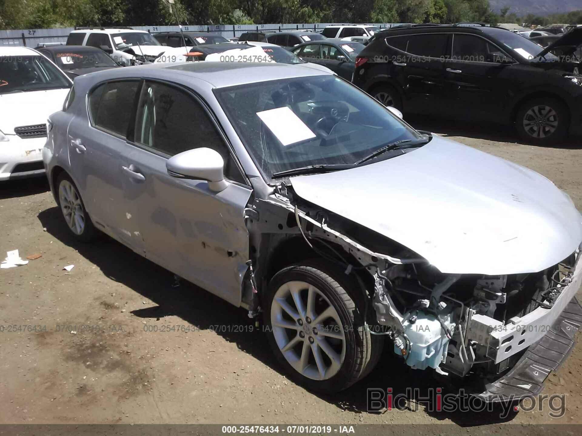 Photo JTHKD5BH8C2121055 - LEXUS CT 2012