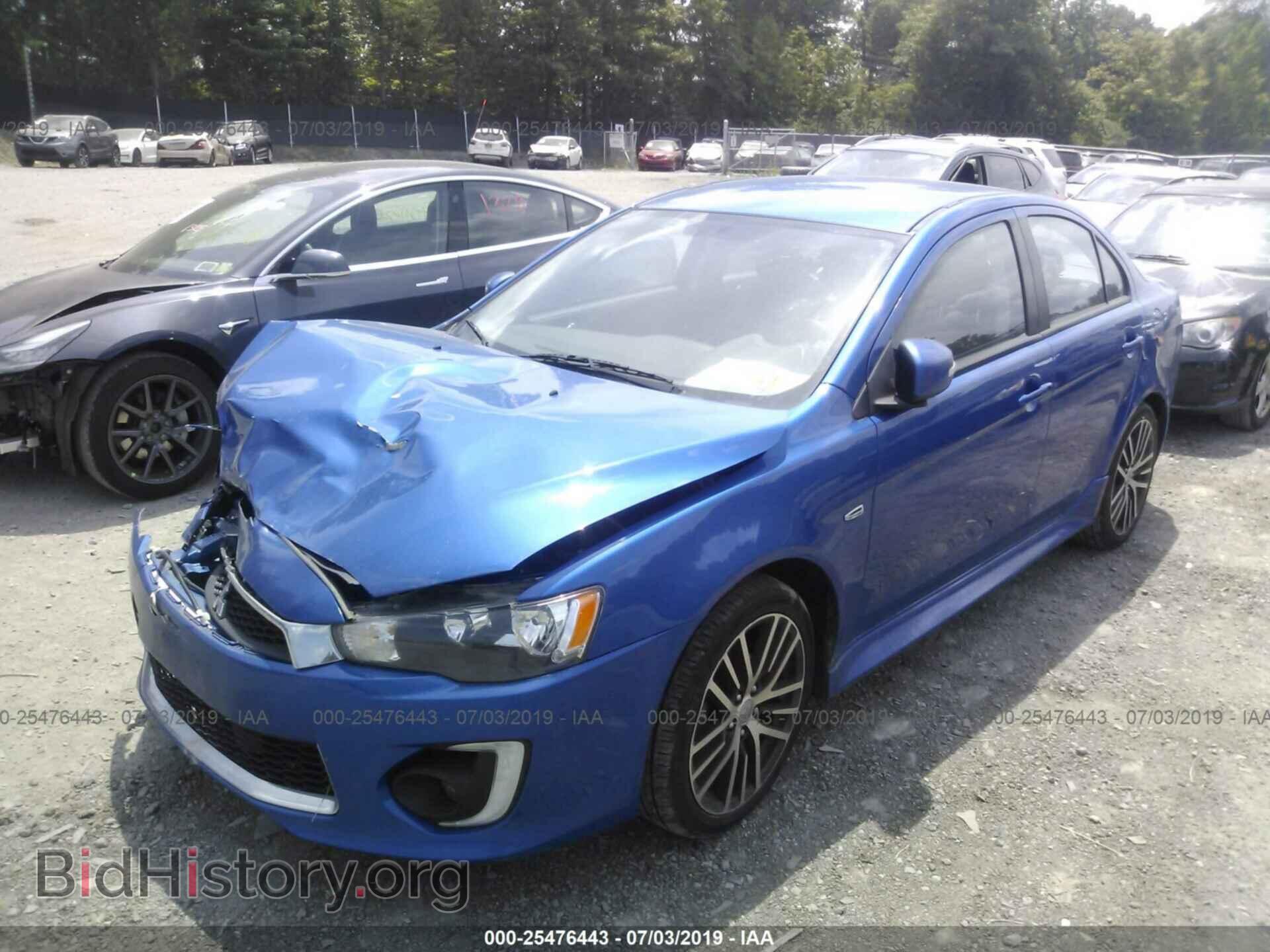 2017 MITSUBISHI LANCER - VIN: JA32V2FWXHU009695 - Фото 2