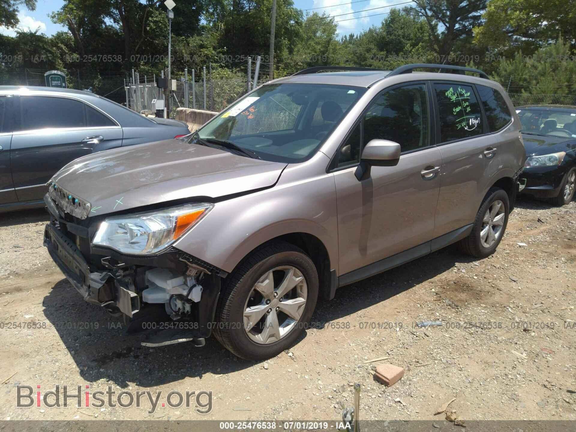 2014 SUBARU FORESTER - VIN: JF2SJAEC1EH551479 - Фото 2