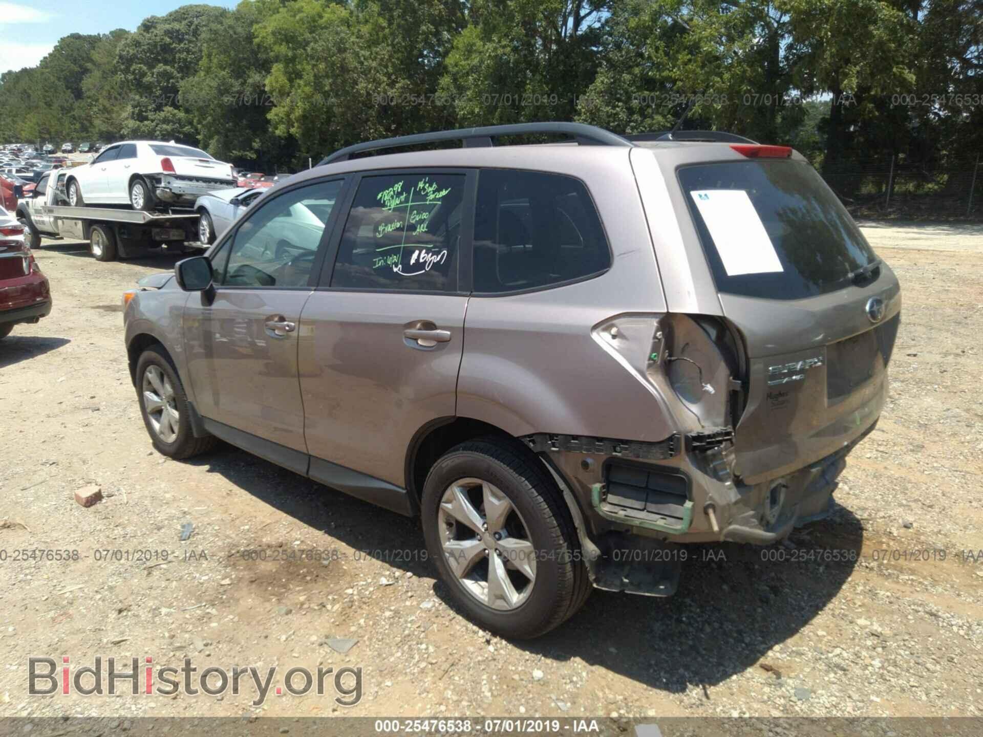 2014 SUBARU FORESTER - VIN: JF2SJAEC1EH551479 - Фото 3