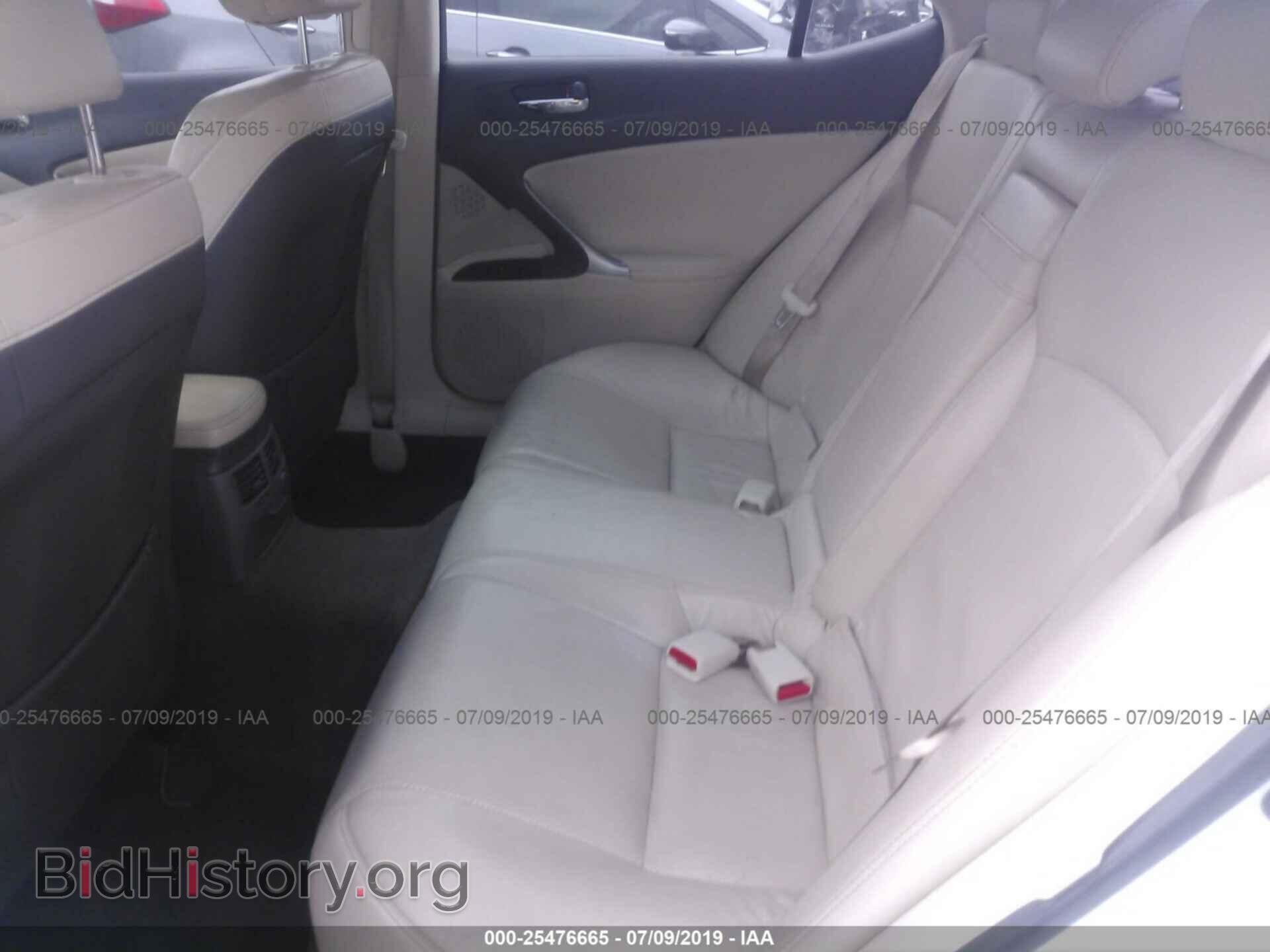 2010 LEXUS IS - VIN: JTHBF5C22A2100185 - Фото 8