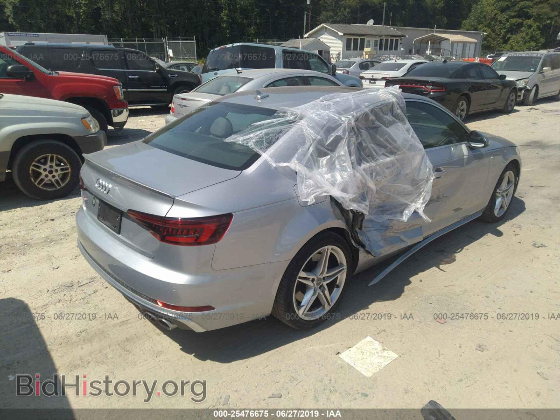 2018 AUDI S4 - VIN: WAUB4AF44JA004929 - Photo 4