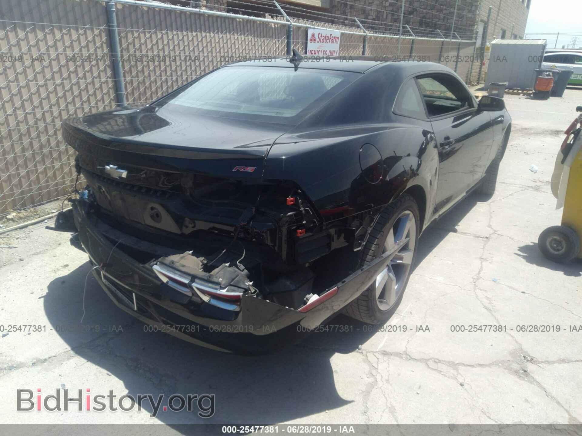 2012 CHEVROLET CAMARO - VIN: 2G1FF1E32C9205047 - Фото 4