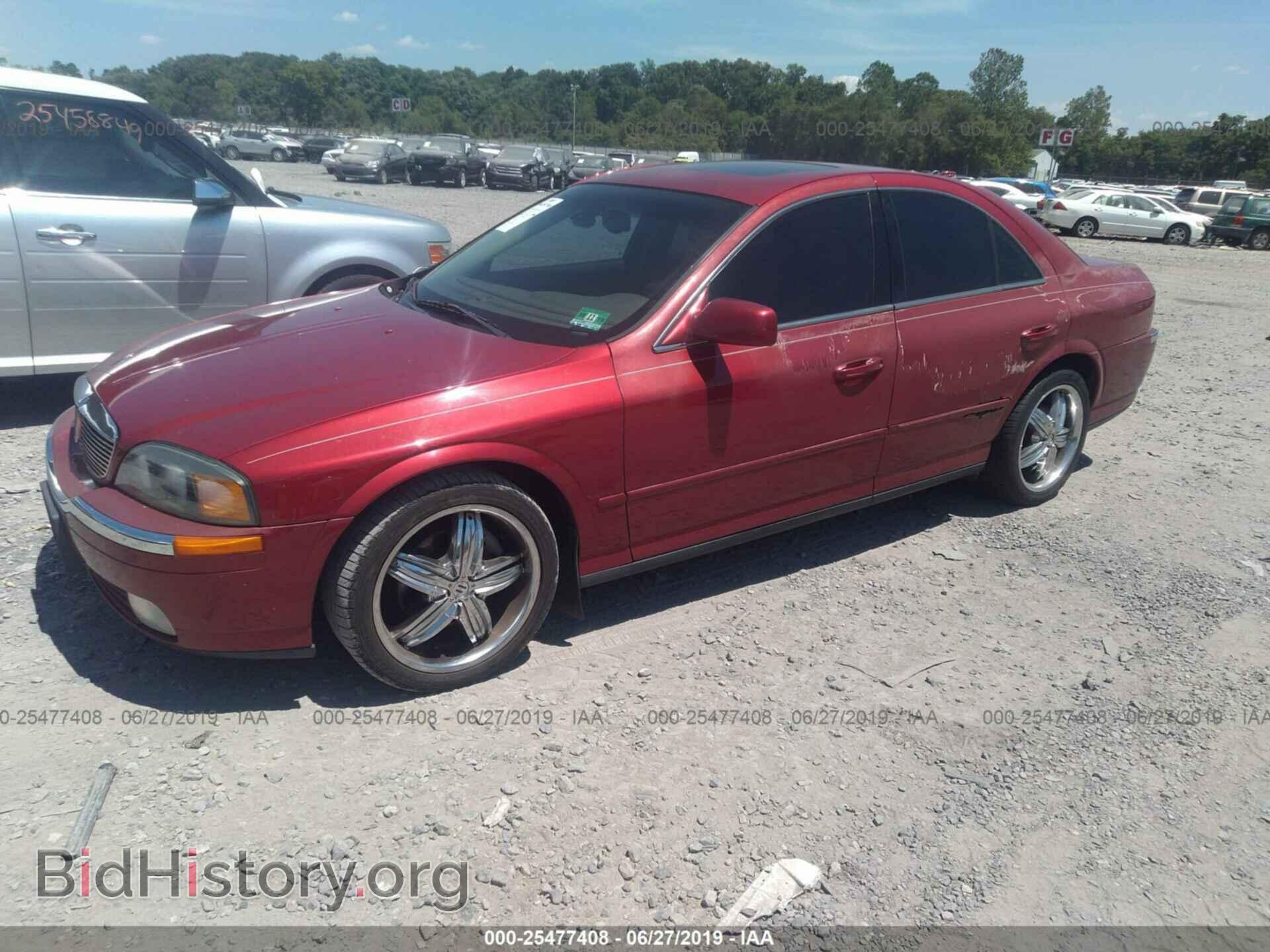 2002 LINCOLN LS - VIN: 1LNHM87AX2Y673253 - Фото 2