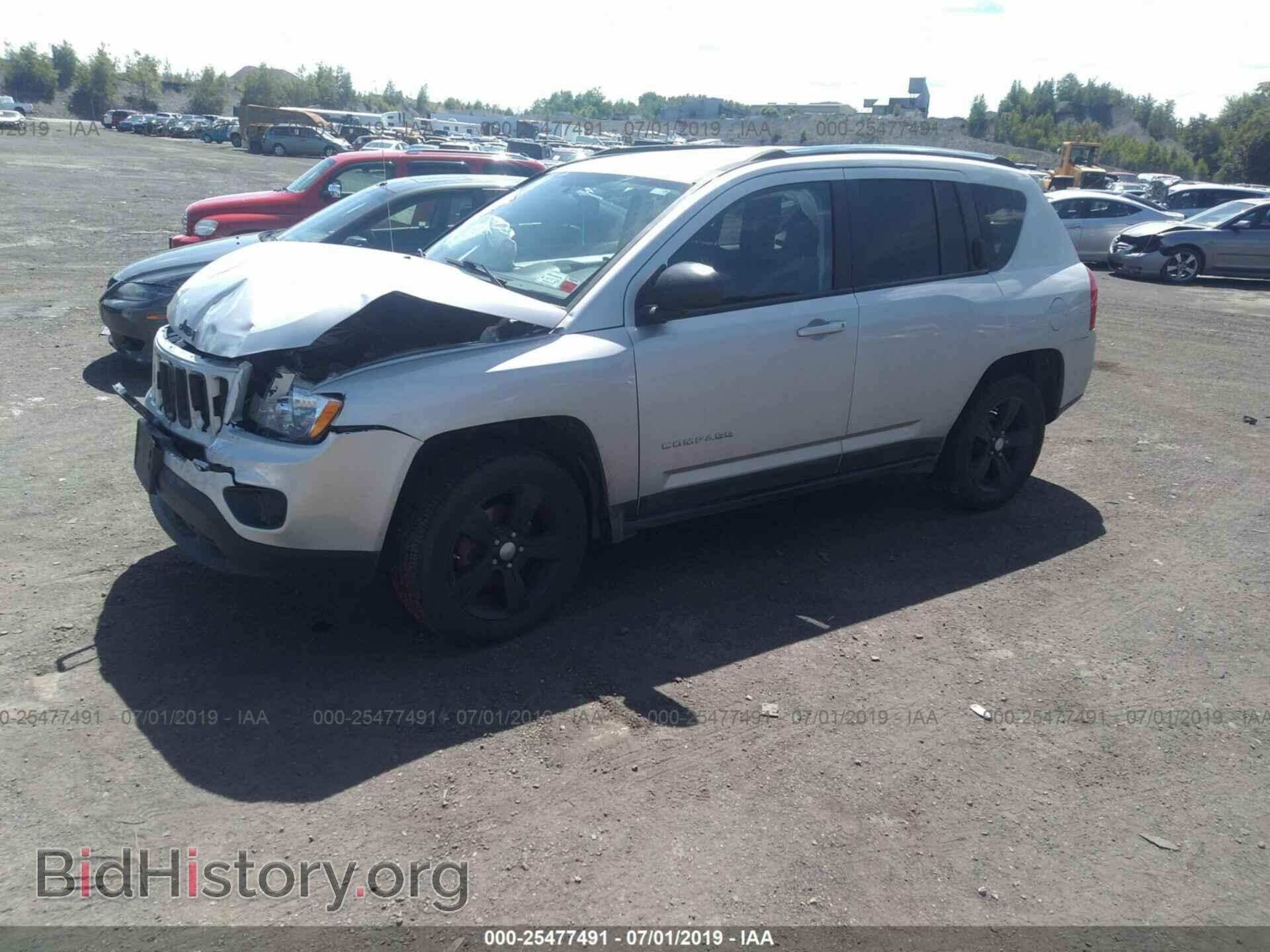 2012 JEEP COMPASS - VIN: 1C4NJDBB1CD520374 - Фото 2