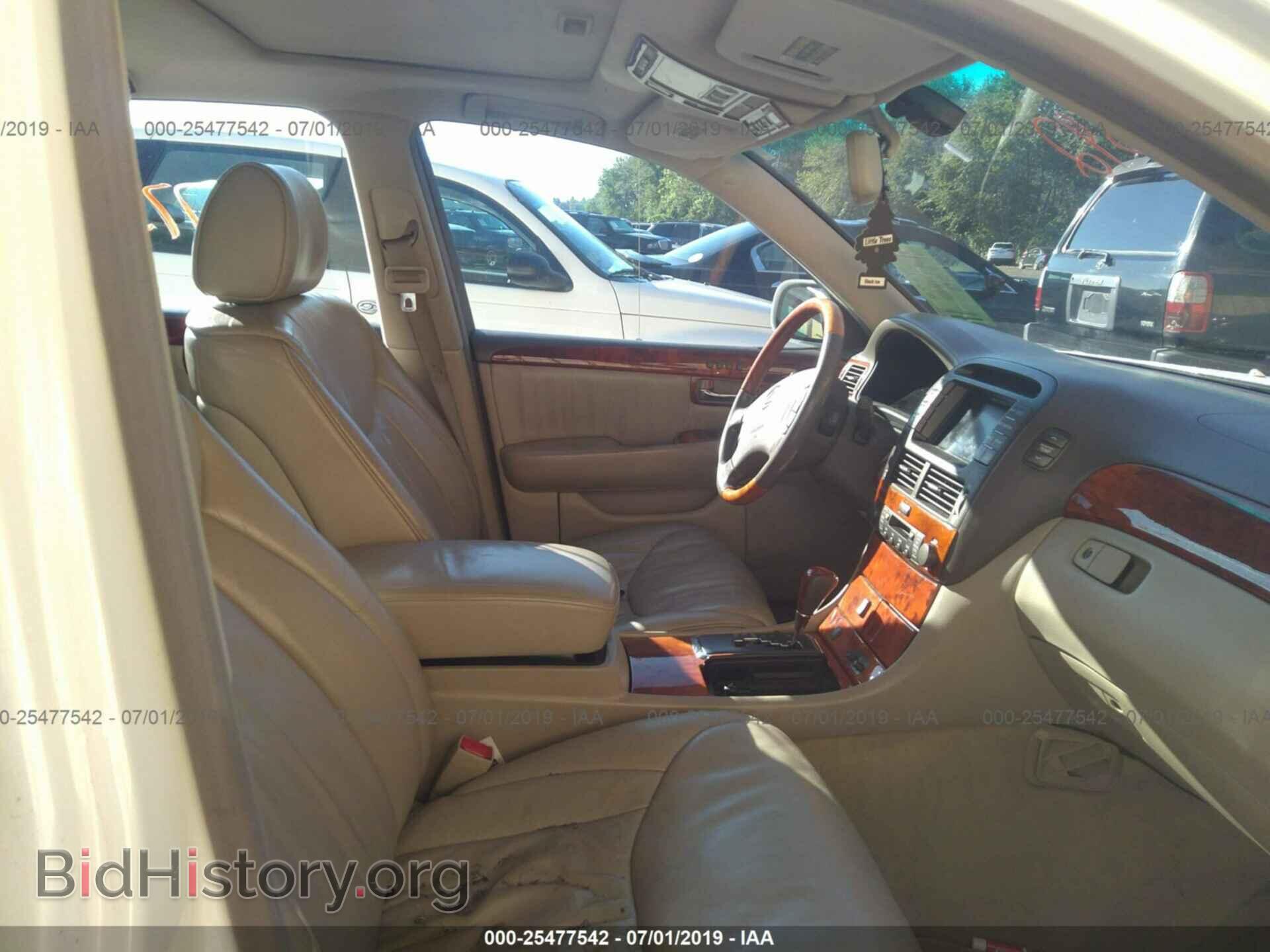2002 LEXUS LS - VIN: JTHBN30F920081548 - Фото 5