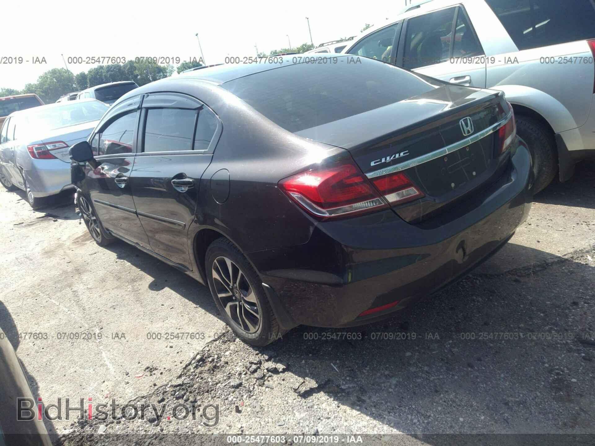 2013 HONDA CIVIC - VIN: 19XFB2F86DE200021 - Фото 3