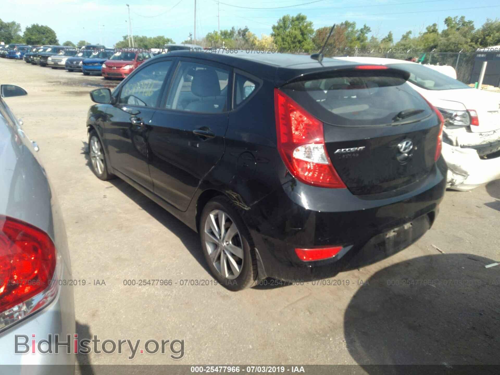 2013 HYUNDAI ACCENT - VIN: KMHCU5AEXDU103266 - Фото 3