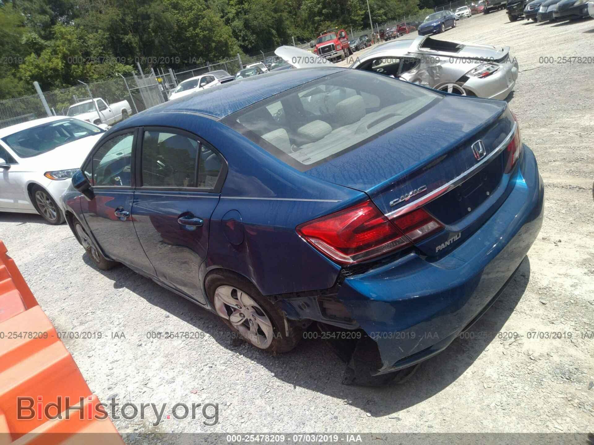 2013 HONDA CIVIC - VIN: 19XFB2E56DE073925 - Фото 3