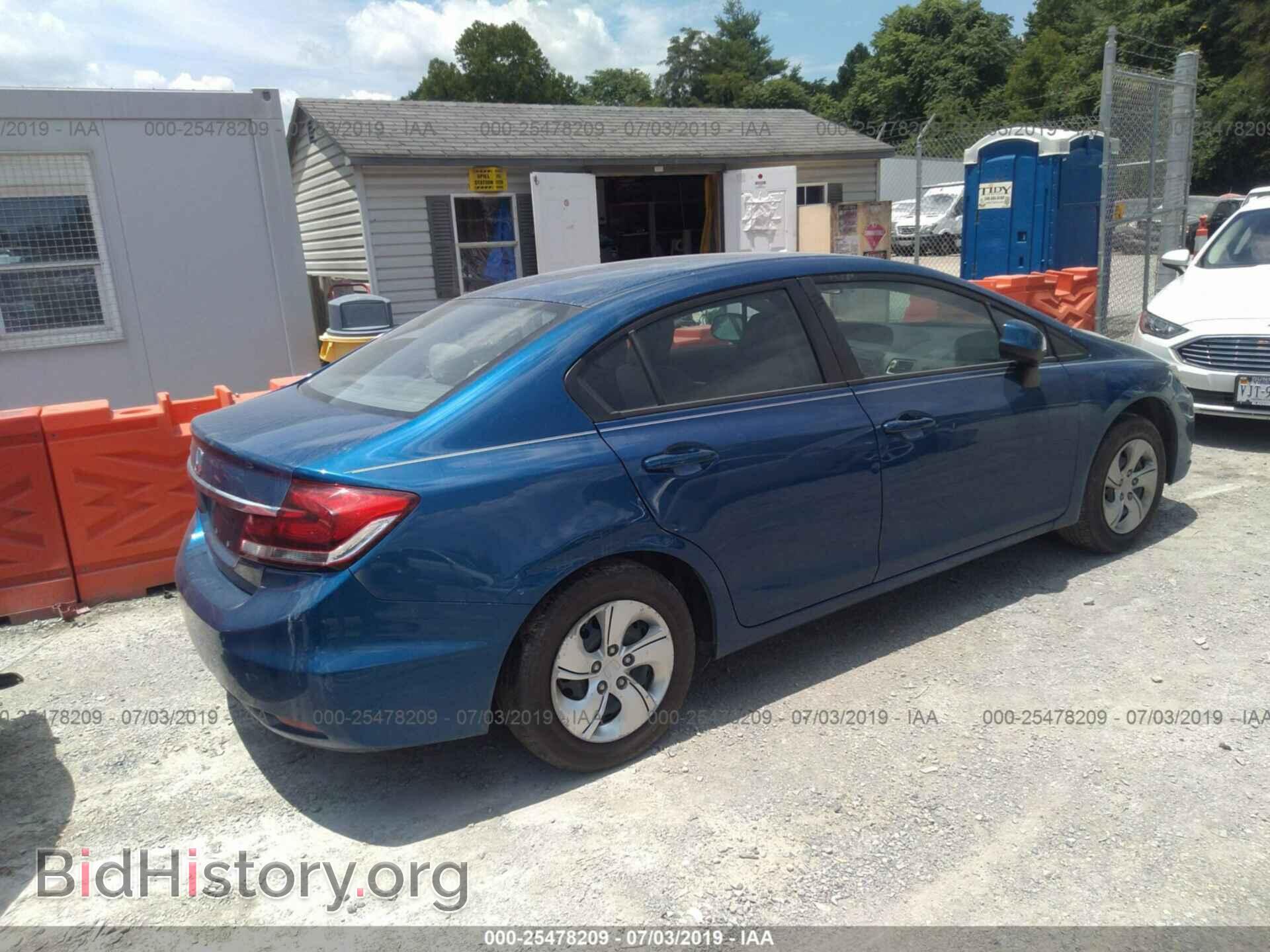 2013 HONDA CIVIC - VIN: 19XFB2E56DE073925 - Фото 4