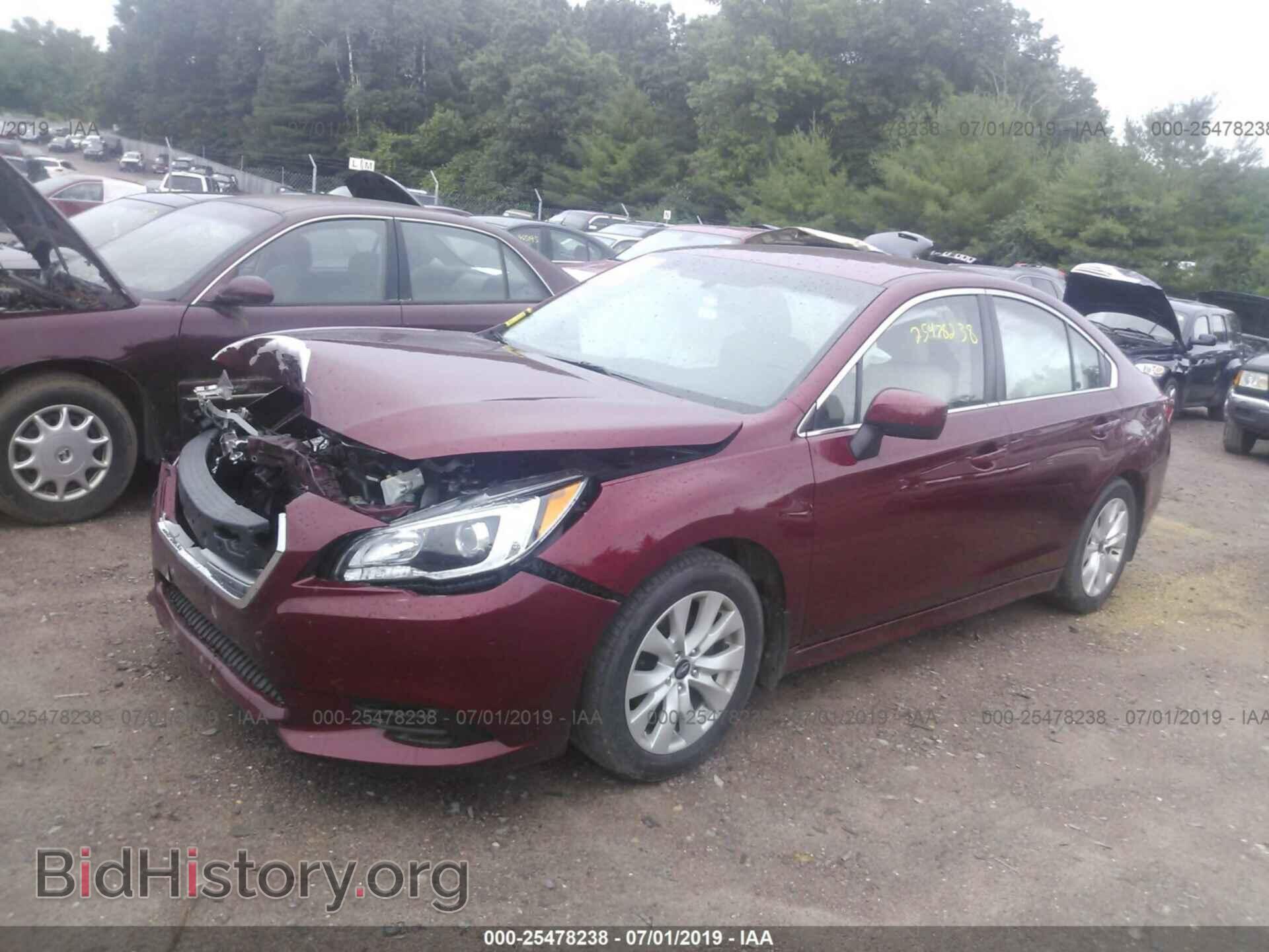 2016 SUBARU LEGACY - VIN: 4S3BNBC60G3037015 - Фото 2