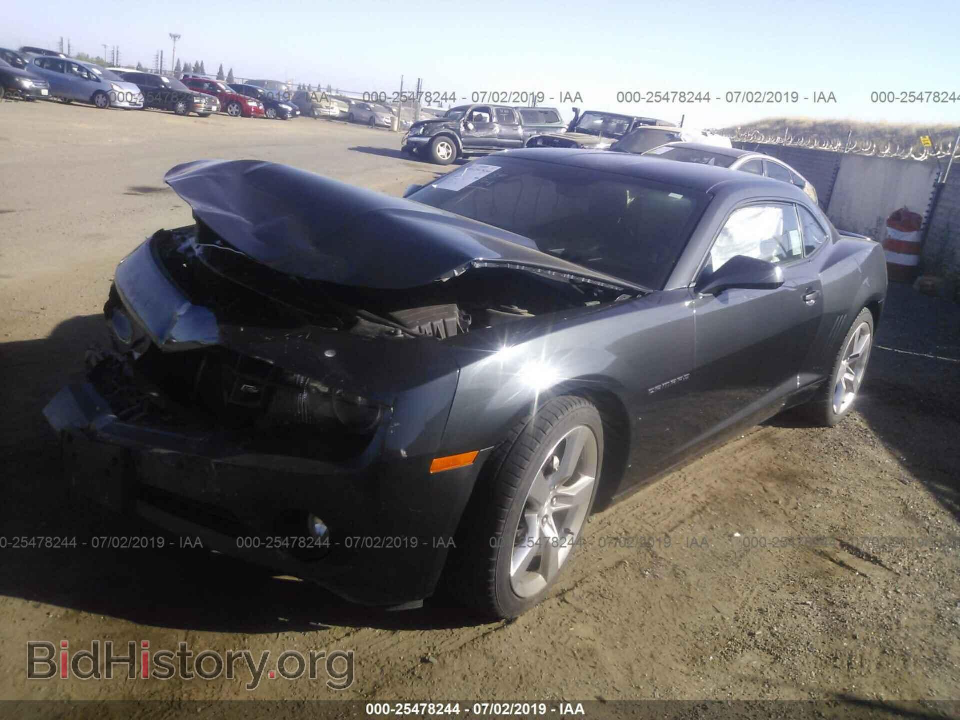 2013 CHEVROLET CAMARO - VIN: 2G1FC1E36D9192586 - Photo 2