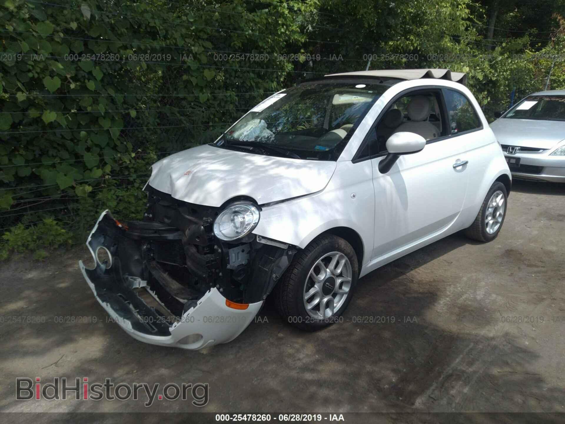 2015 FIAT 500 - VIN: 3C3CFFDR5FT545201 - Фото 2