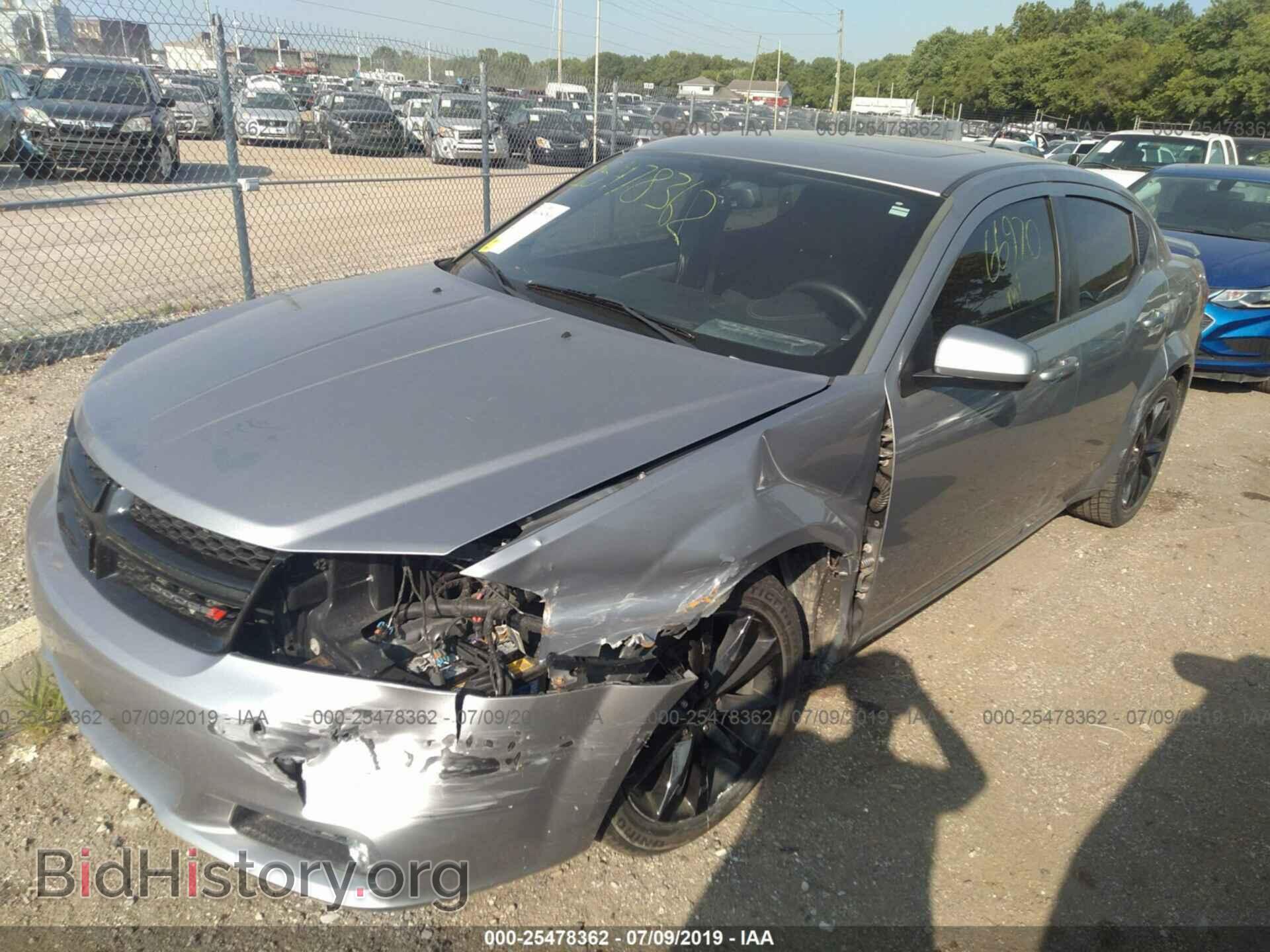 2013 DODGE AVENGER - VIN: 1C3CDZCB0DN620623 - Фото 2