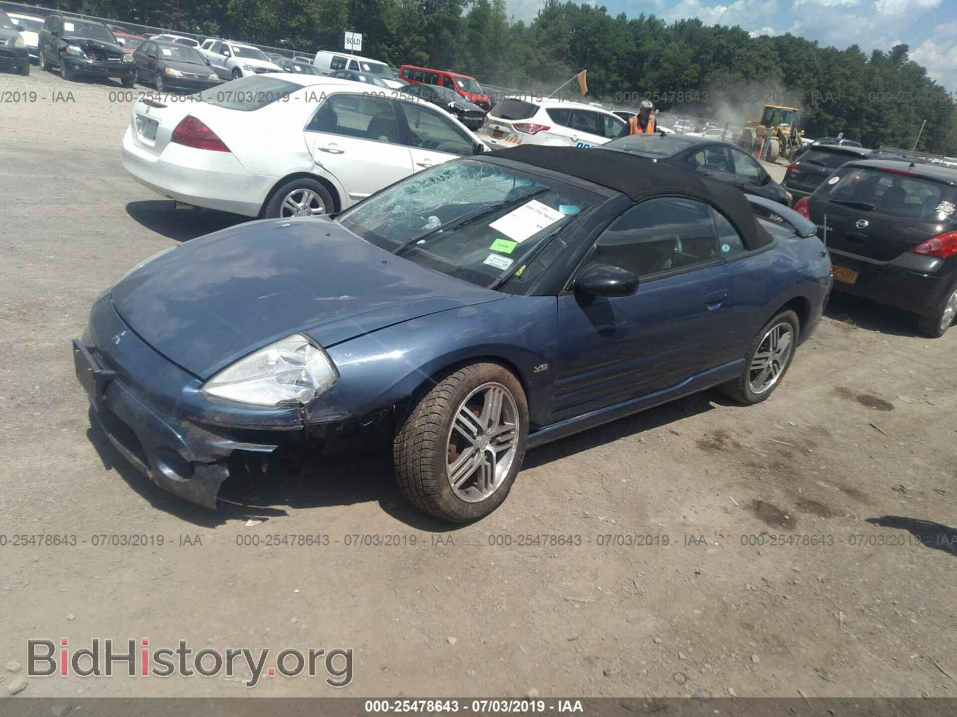 2003 MITSUBISHI ECLIPSE - VIN: 4A3AE75H43E028787 - Photo 2