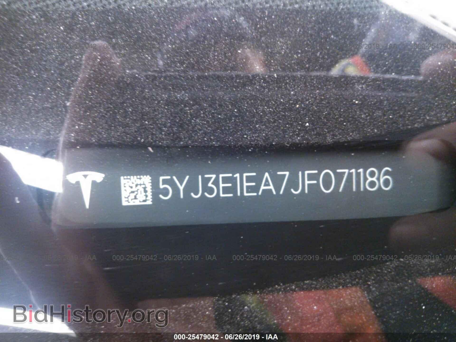 2018 TESLA MODEL 3 - VIN: 5YJ3E1EA7JF071186 - Фото 9
