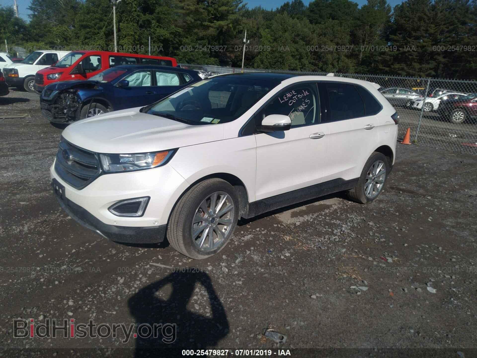 2017 FORD EDGE - VIN: 2FMPK4K87HBB95040 - Фото 2