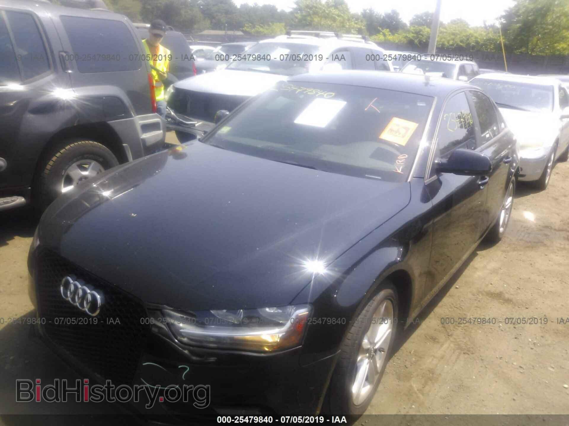 2013 AUDI A4 - VIN: WAUBFAFL6DN037395 - Фото 2