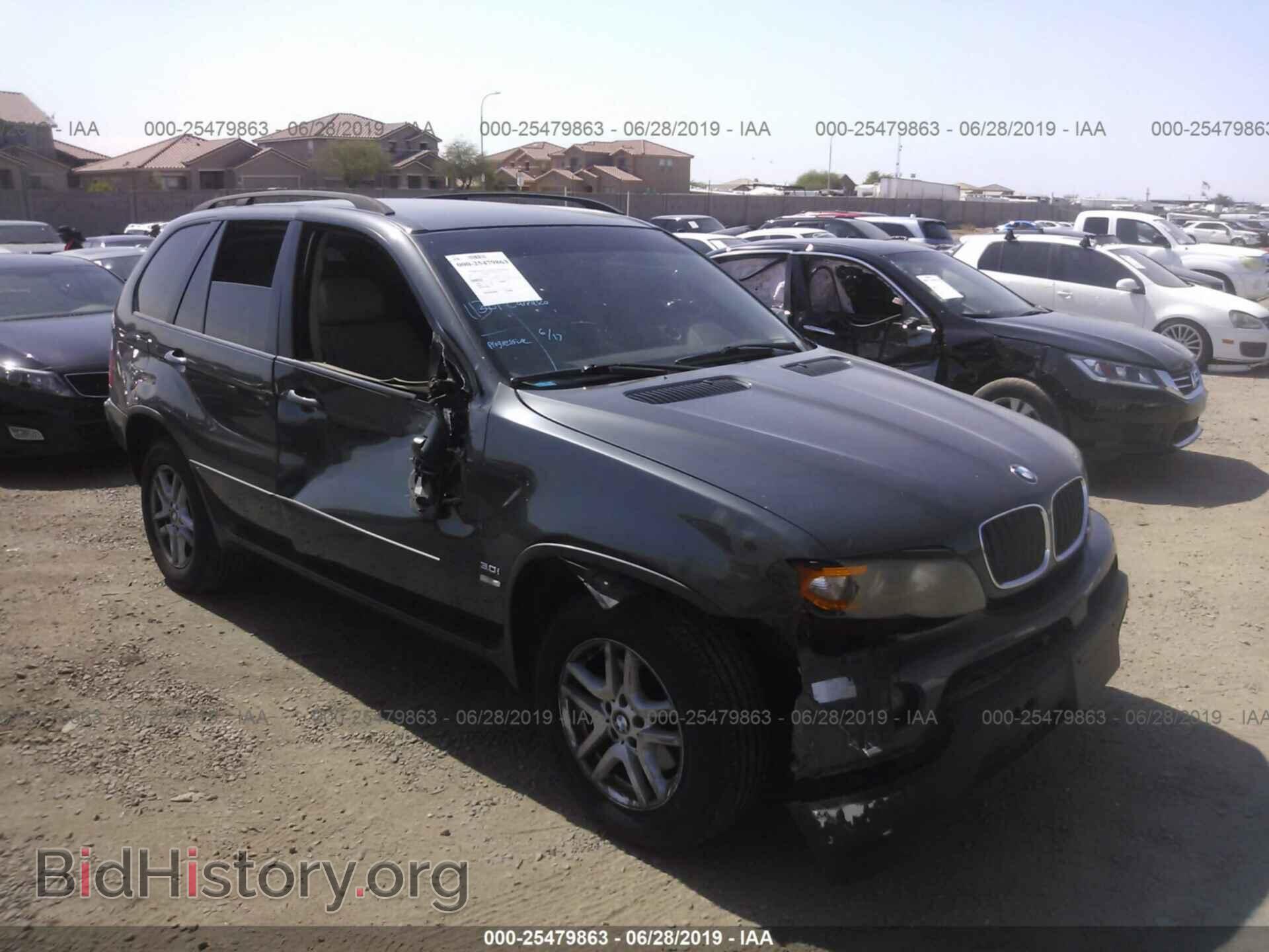 Photo 5UXFA13576LY45700 - BMW X5 2006