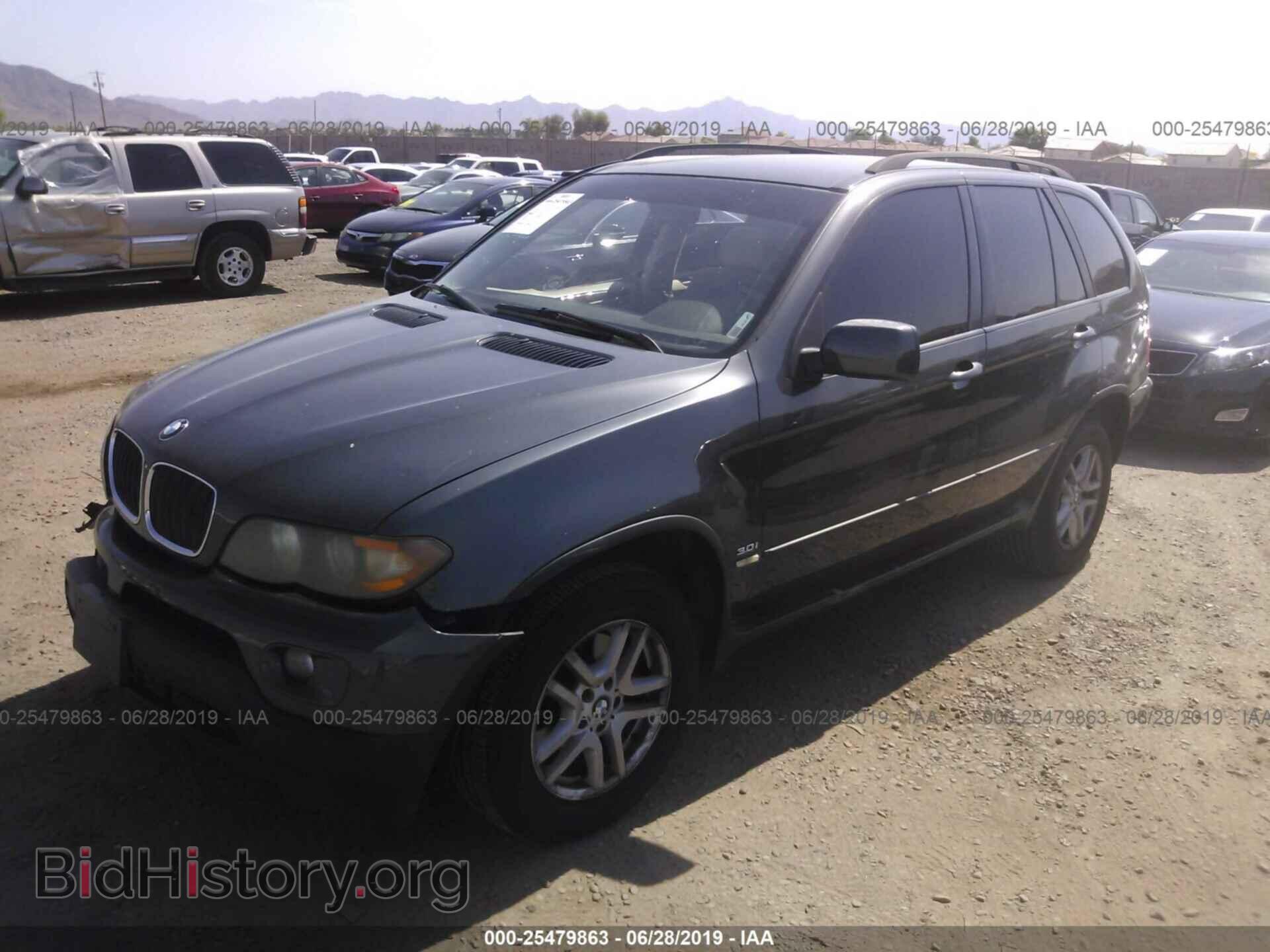 2006 BMW X5 - VIN: 5UXFA13576LY45700 - Фото 2